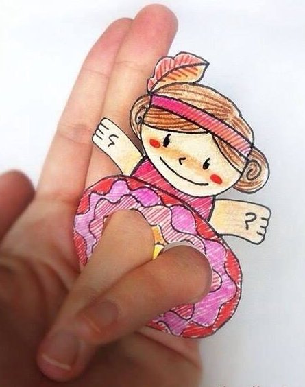 пальчиковые куклы, развивающие игрушки своми руками