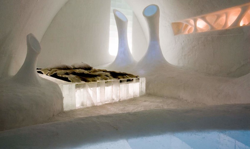 ледяной отель в швеции-photo