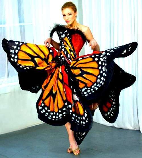 платье бабочка