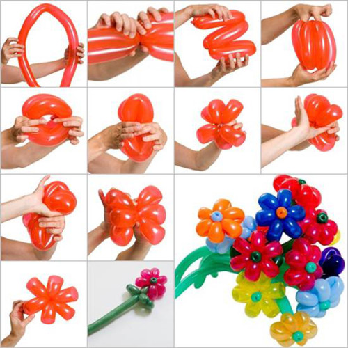 как сделать фигуры из воздушных шаров