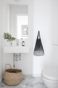 скандинавский стиль в ванной комнате, модные ванны 2019, модный интерьер ванны 2019