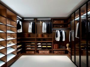 Как организовать гардеробную комнату в спальне, гардеробная комната в спальне, гардеробная комната фото